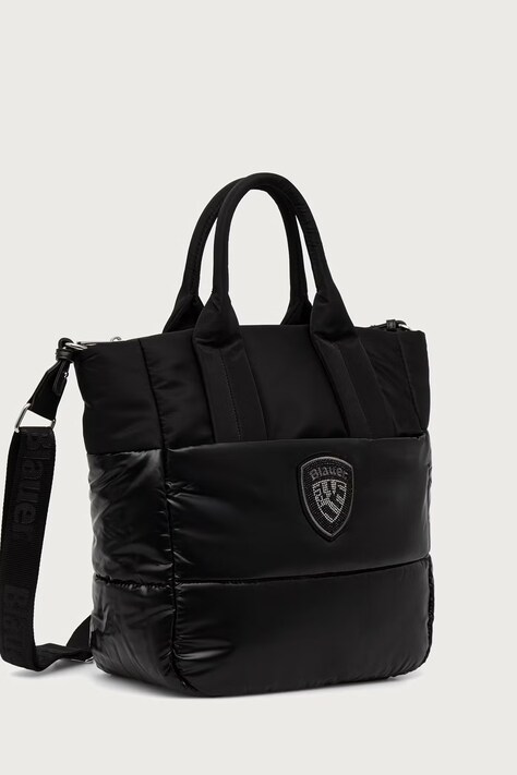 Blauer Torebka shopper damska czarna F6QUARTXL01