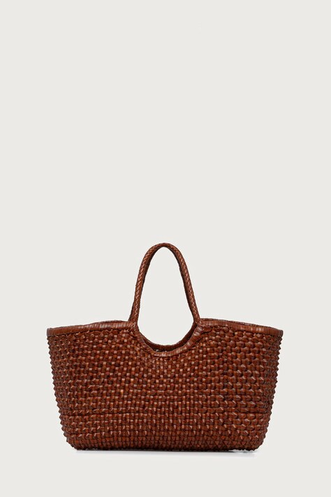 Dragon Diffusion Torebka shopper damska skórzana brązowa 8977