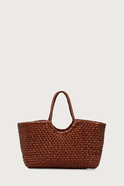 Dragon Diffusion Torebka shopper damska skórzana brązowa 8977