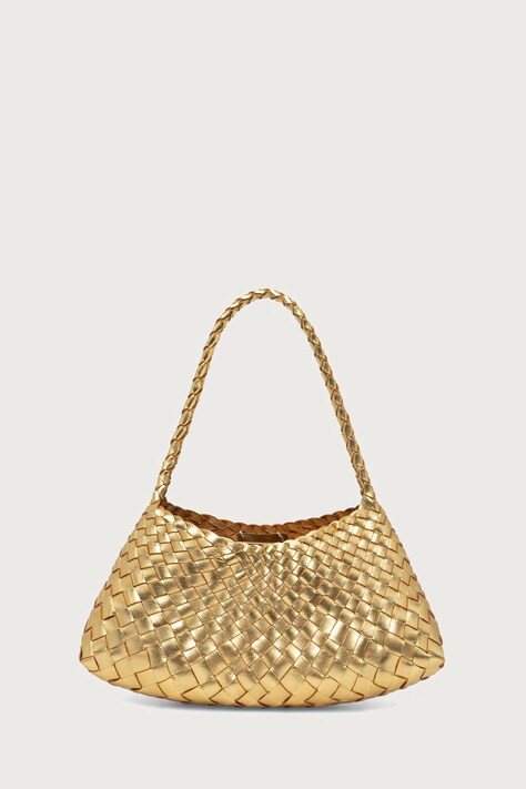 Dragon Diffusion Torebka shopper damska skórzana złota 8943