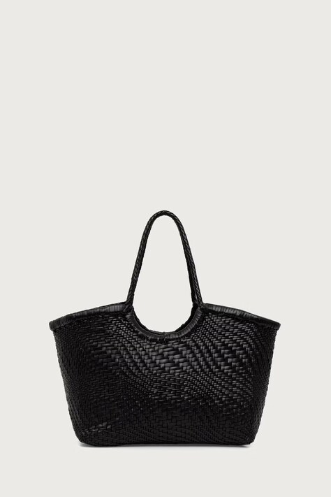 Dragon Diffusion Torebka shopper damska skórzana czarna 8823