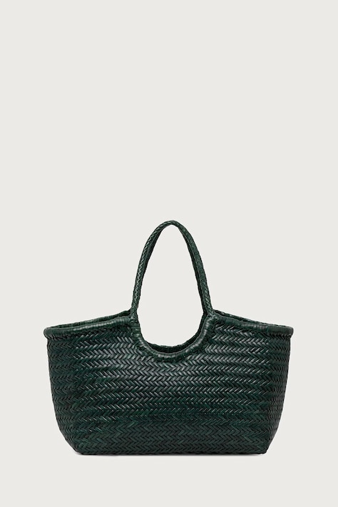 Dragon Diffusion Torebka shopper damska skórzana zielona 8822