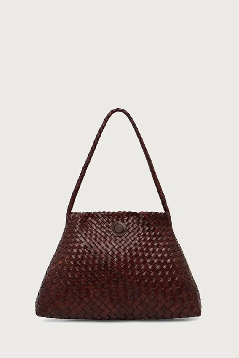 Dragon Diffusion Torebka shopper damska skórzana brązowa 8700