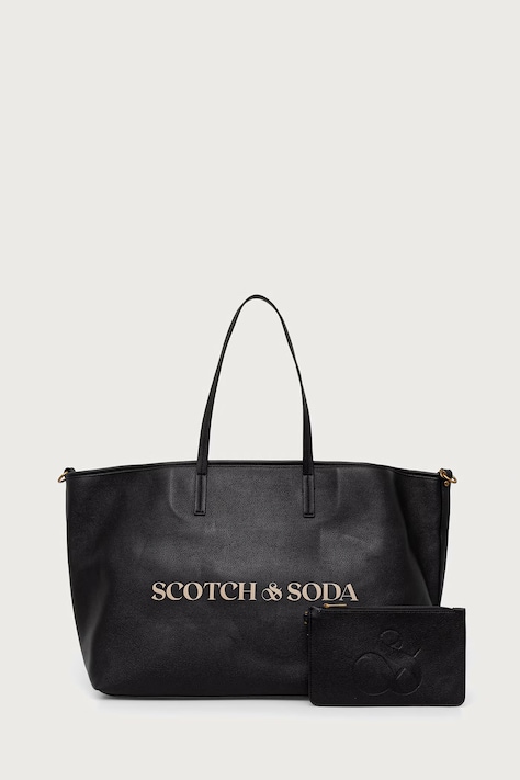 Scotch & Soda Torebka shopper damska czarna SCHB0024