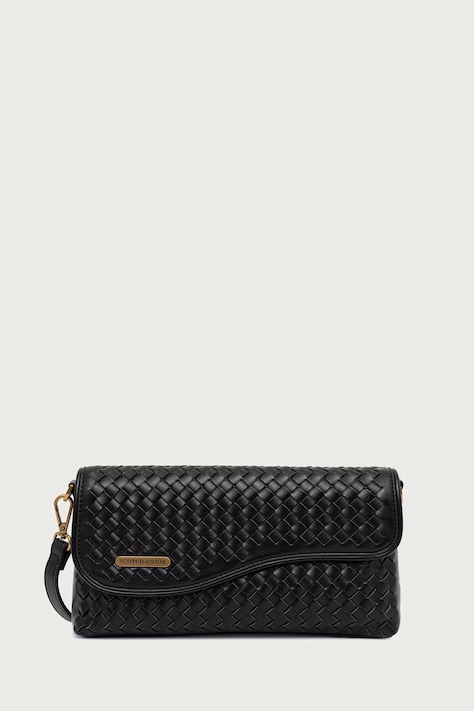 Scotch & Soda Torebka damska z imitacji skóry czarna SCHB0005