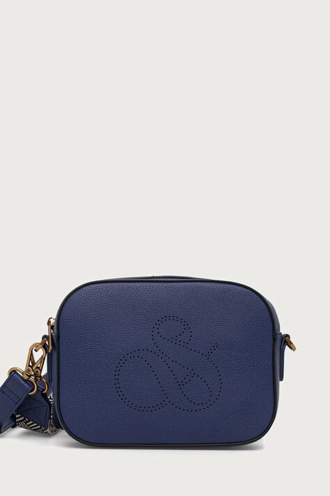 Scotch & Soda Torebka crossbody damska z imitacji skóry granatowa SCHB0002