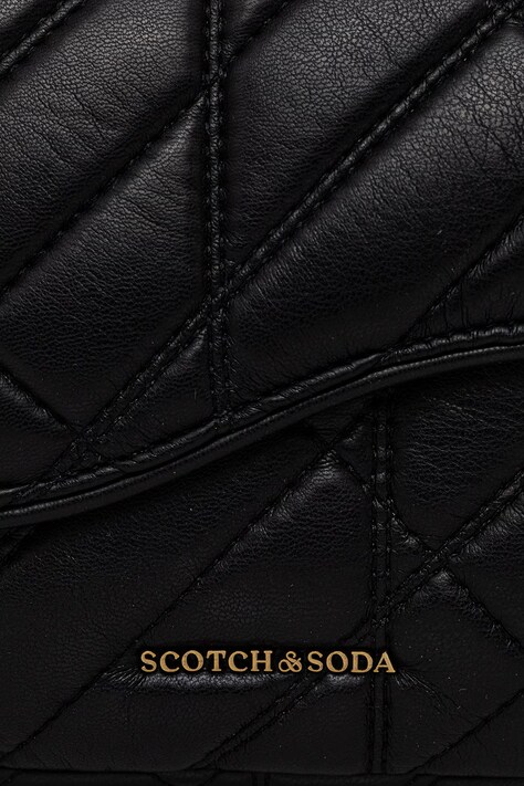 Scotch & Soda Torebka crossbody damska jeansowa czarna SCHB0001