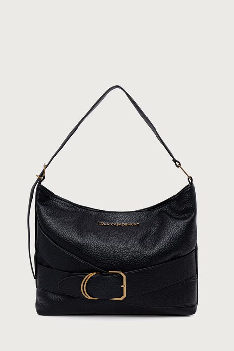 Lola Casademunt Torebka hobo damska czarna LF2604042