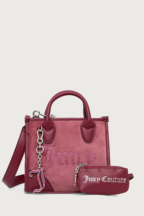 Juicy Couture Чанта crossbody дамска IRIS розова BIJIR99GDWZC