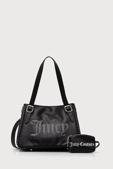 Juicy Couture Шопинг чанта дамска от имитация на кожа KIMBERLY черна BIJQL99DBWVP