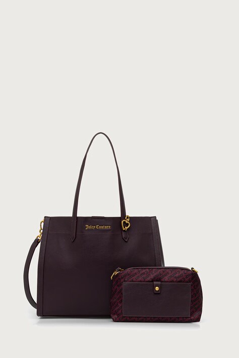 Juicy Couture Torebka shopper damska LILY fioletowa BIJ2699CSWVP