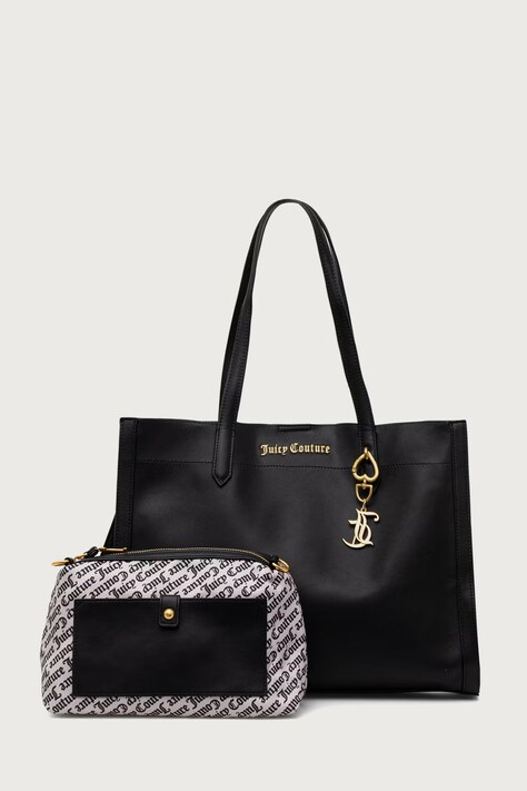 Juicy Couture Torebka shopper damska LILY czarna BIJ2699CSWVP