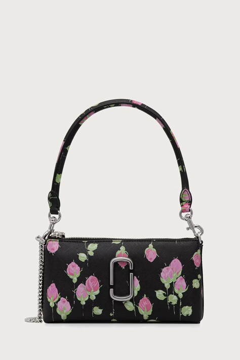 MARC JACOBS Crossbody torba za žene od kože THE POCHETTE crna 2F6SMN013S02