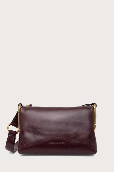 MARC JACOBS MEDIUM SHOULDER BAG torebka crossbody damska skórzana bordowa 2P6HCR007H01