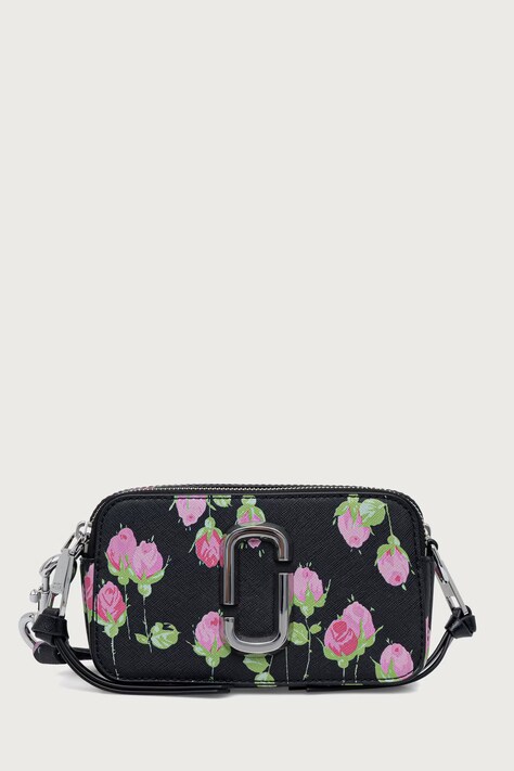 MARC JACOBS Crossbody torba za žene od kože THE SNAPSHOT crna 2F6HCR012H01