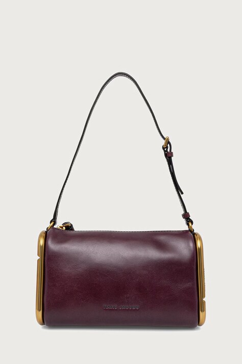 MARC JACOBS SMALL SHOULDER BAG torebka damska skórzana bordowa 2P6HSH013H01