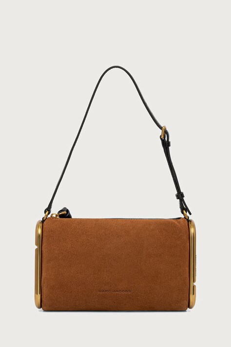 MARC JACOBS Torebka damska zamszowa SMALL SHOULDER BAG pomarańczowa 2F6HSH018H01