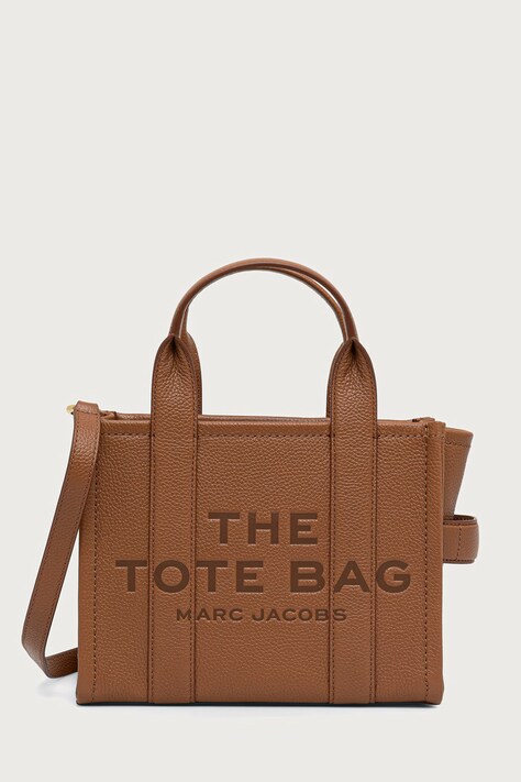 MARC JACOBS Torebka tote damska skórzana THE SMALL TOTE brązowa H009L01SP21