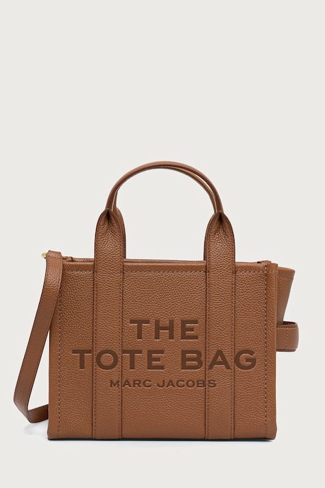 MARC JACOBS Torebka tote damska skórzana THE SMALL TOTE brązowa H009L01SP21