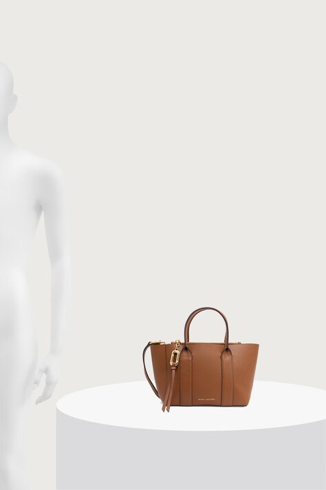 MARC JACOBS Torebka crossbody damska skórzana SCENE SMALL WORK TOTE brązowa 2F6HTT008H01