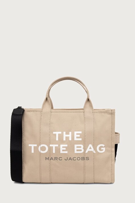 MARC JACOBS Kabelka typu tote dámska bavlnená THE MEDIUM TOTE béžová M0016161