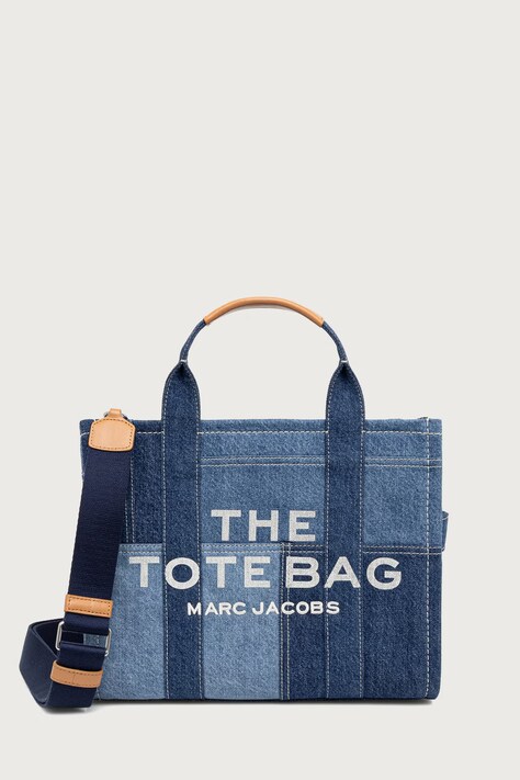MARC JACOBS Crossbody kabelka dámska rifľová THE MEDIUM TOTE modrá H017M06FA21