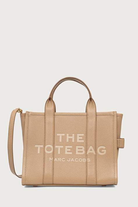 MARC JACOBS Borsa a tracollo da donna in pelle THE MEDIUM TOTE beige H004L01PF21