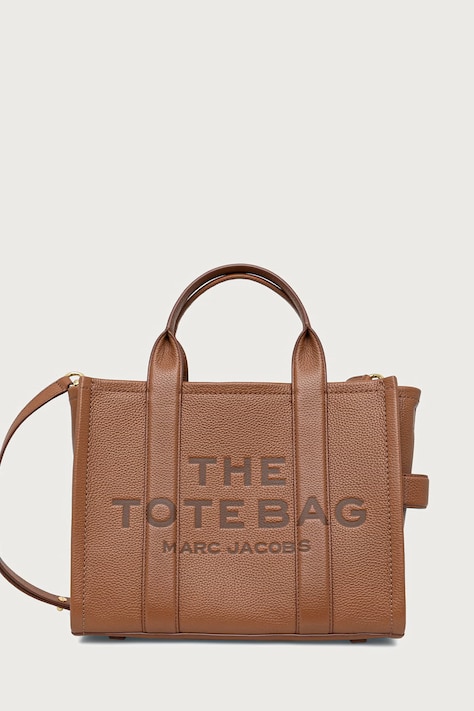 MARC JACOBS Borsa a tracollo da donna in pelle THE MEDIUM TOTE marrone H004L01PF21
