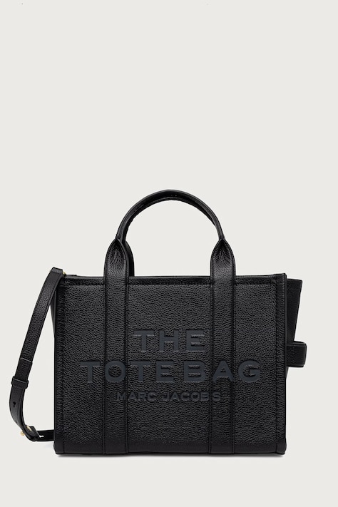 MARC JACOBS Borsa a tracollo da donna in pelle THE MEDIUM TOTE nera H004L01PF21