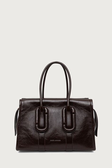 MARC JACOBS Shopper torba ženska usnjena CITY TOTE rjava 2F6HTT003H01
