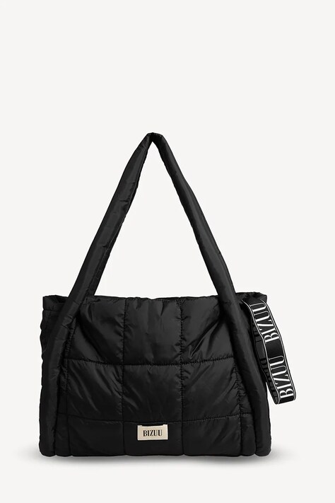 BIZUU Torebka shopper damska TIRIA czarna TIRIA CZARNY