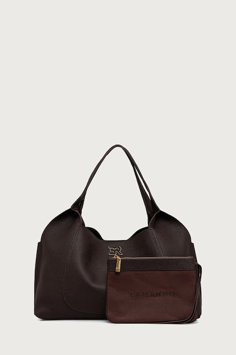 Ermanno Scervino LIFE Torebka tote damska skórzana brązowa 12402301