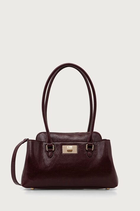 Ermanno Scervino LIFE Torebka damska z imitacji skóry bordowa 12402215