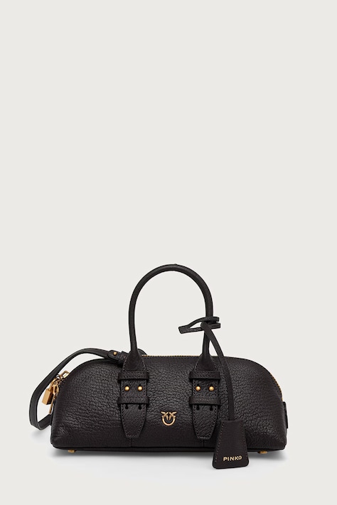Pinko Torebka crossbody damska skórzana brązowa 105334 A3CX