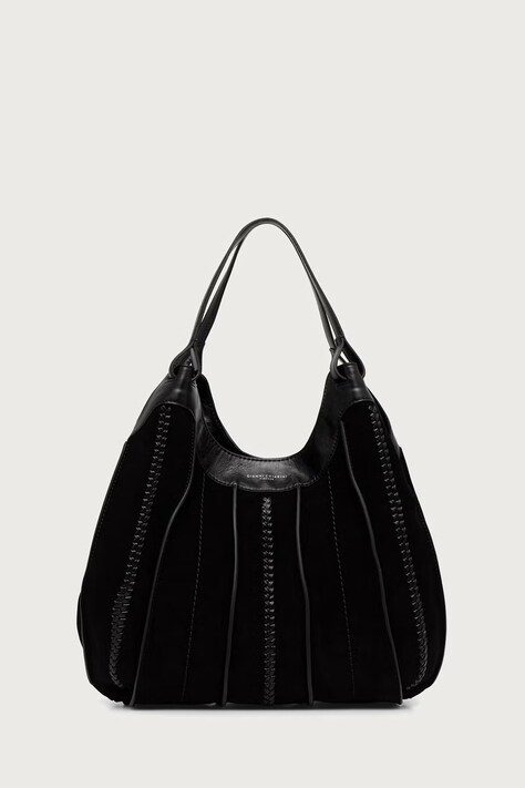 Gianni Chiarini сумка-шопер жіноча замшева DUA чорна BS 12750/COMM CM-RALPH