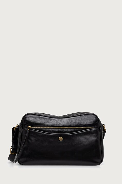 Gianni Chiarini listonoszka damska skórzana CORA czarna BS 12586 RALPH