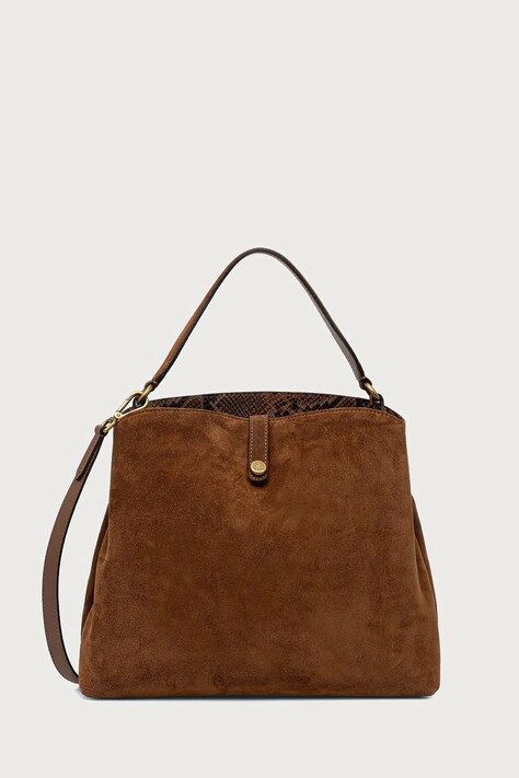 Gianni Chiarini Torebka crossbody damska skórzana FIONA brązowa BS 12486 CM-PTY