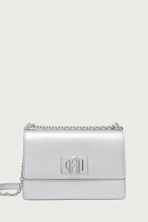 Furla torebka crossbody damska skórzana 1927 Mini Crossbody 20 srebrna BAFKACO.AMT000.Y3000