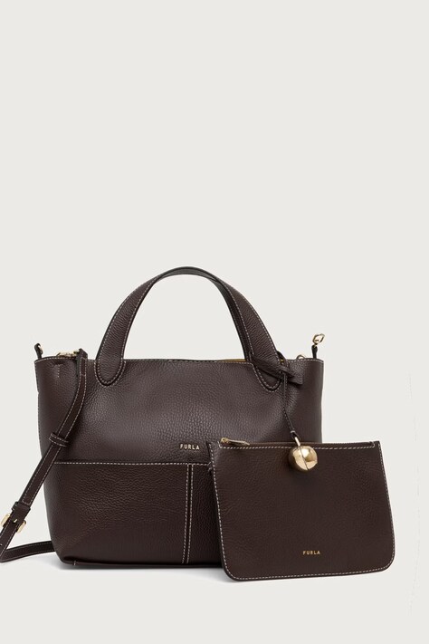 Furla torebka tote damska skórzana Primrose M Tote brązowa WB02225.HSF000.5518S