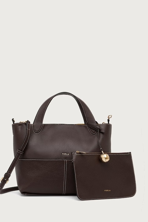 Furla torebka tote damska skórzana Primrose M Tote brązowa WB02225.HSF000.5518S