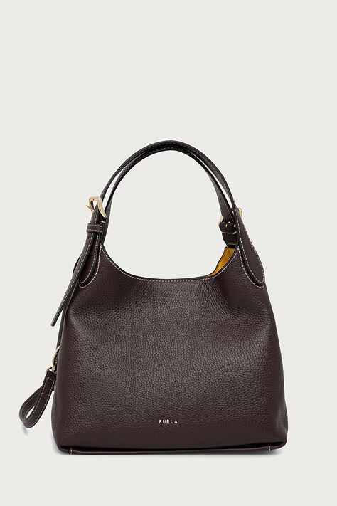 Furla Torebka hobo damska skórzana Primrose M Hobo brązowa WB02210.HSF000.5518S