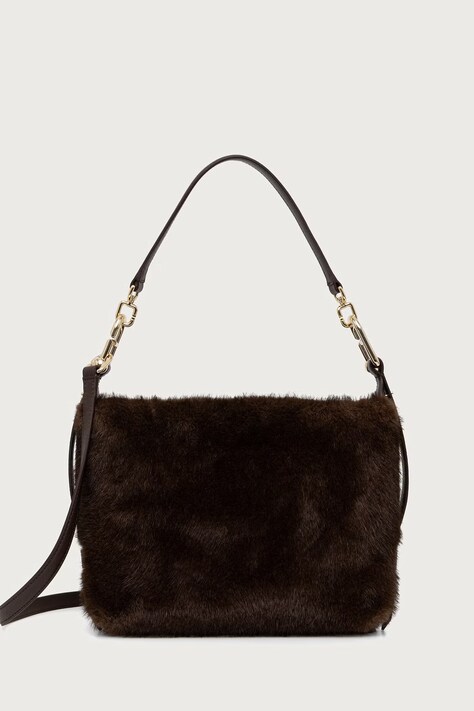 Furla Torebka crossbody damska Tonie Mini Hobo brązowa WE00883.BX4756.2460S