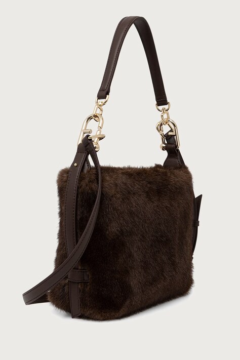Furla Torebka crossbody damska Tonie Mini Hobo brązowa WE00883.BX4756.2460S