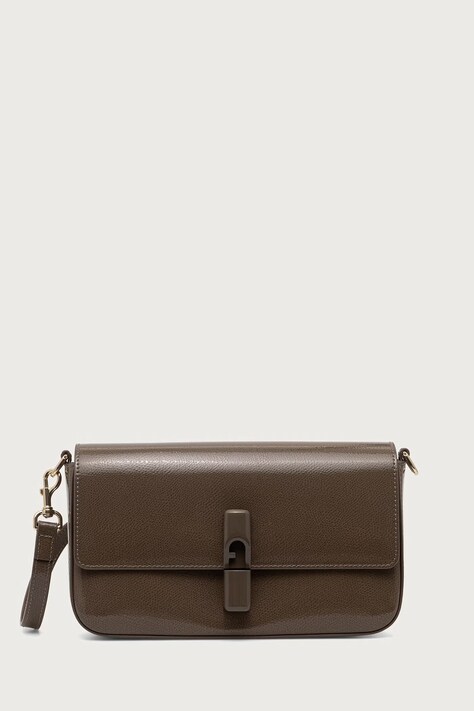 Furla torebka crossbody damska skórzana Iride S brązowa WB02206.BX4758.4903S