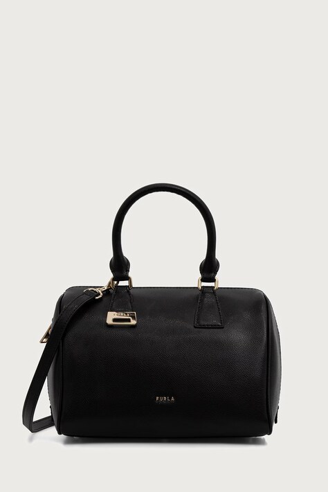 Furla Torebka crossbody damska skórzana Olivia M Boston Bag czarna WB02148.A.0023.O6000