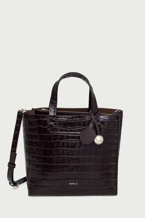 Furla Torebka crossbody damska skórzana Divide It S Tote brązowa WB02123.BX4255.2460S