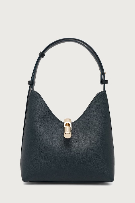 Furla torebka hobo damska skórzana Goccia S Hobo zielona WB01979.BX3353.4907S