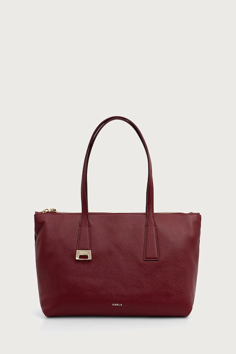 Furla Torebka shopper damska skórzana Olivia M Tote czerwona WB01977.HSF000.CGQ00