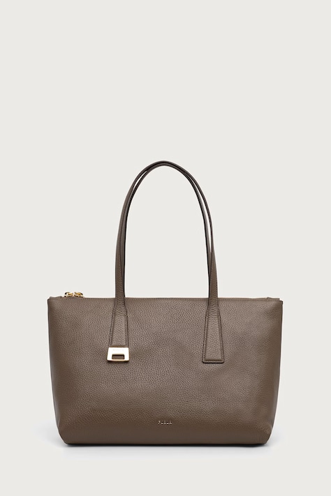 Furla Torebka shopper damska skórzana Olivia M Tote zielona WB01977.HSF000.4903S