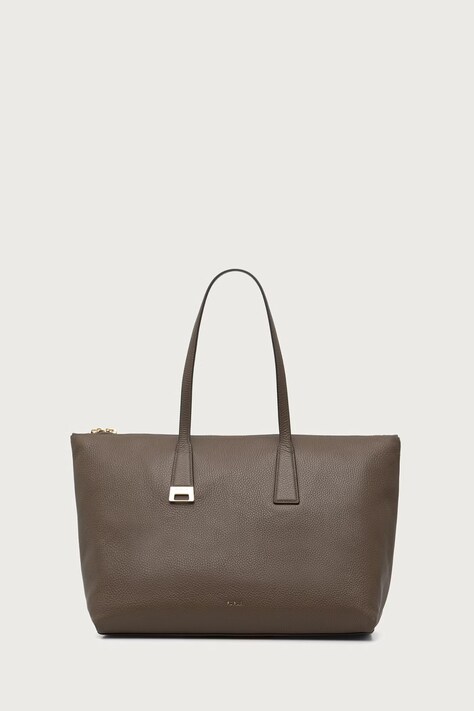 Furla Torebka tote damska skórzana Olivia L Tote szara WB01940.HSF000.4903S